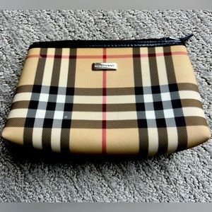 BURBERRY nova check cosmetics pouch